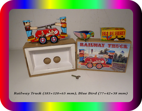 Blechspielzeug railway truck - railway,