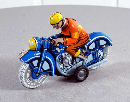 Altes blech motorrad spielzeug - altes,