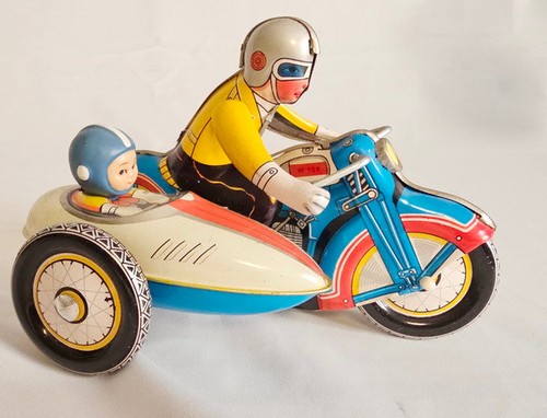 Blechspielzeug motorrad mit - blechspielzeug,
