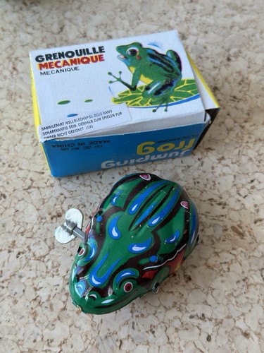 Blechspielzeug retro frosch - retro,
