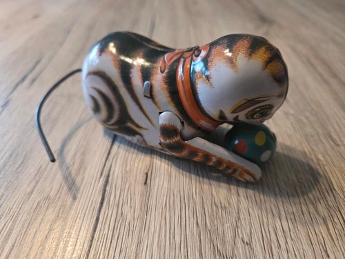 Blechspielzeug katze mit - blechspielzeug,