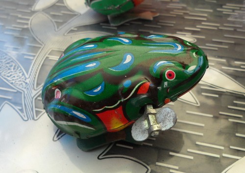 Blechspielzeug frosch 002 - blechspielzeug,