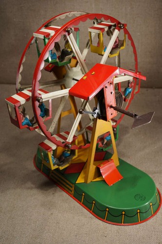 Blechspielzeug riesenrad mit - blechspielzeug,