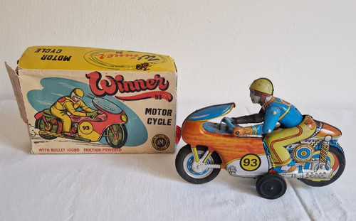 Blechspielzeug motorrad winner - blechspielzeug,